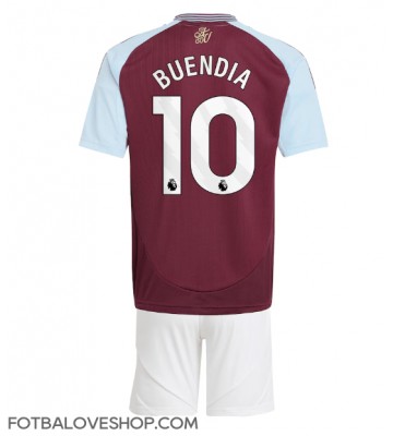 Aston Villa Emiliano Buendia #10 Dětské Domácí Dres 2024-25 Krátký Rukáv (+ trenýrky)